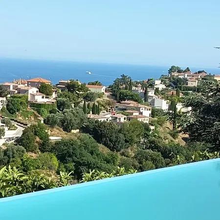 Magnifique Vue Mer&montagne Avec Piscine Nice
